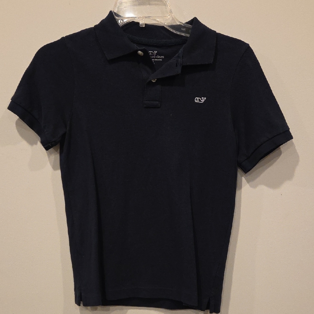 Vineyard Vines Classic Navy Polo for Kids